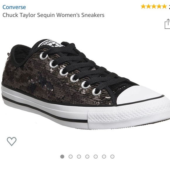 converse sequin low top
